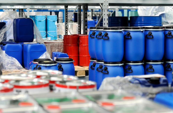 Almacenamiento de productos de limpieza